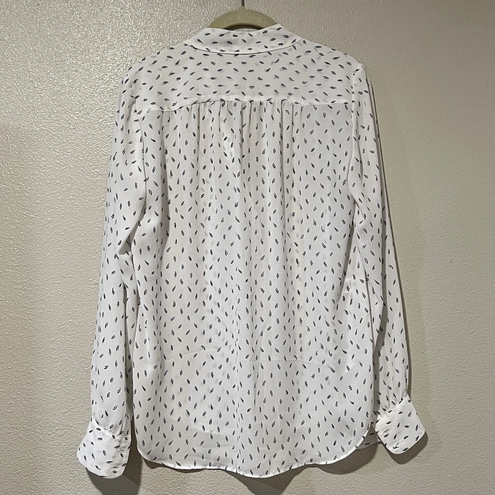 Ann Taylor Monogram Button Down Blouse - image 5